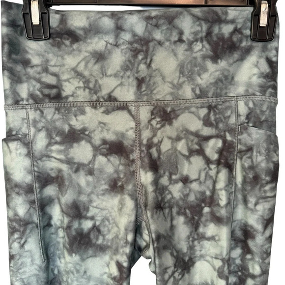 Athleta Blue Tie Dye Salutation Stash Pocket II Printed 7/8 Tight. Size Small - Picture 5 of 13